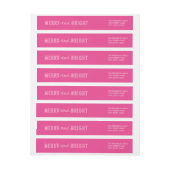 Merry and Bright Wraparound Holiday Labels (Vel)