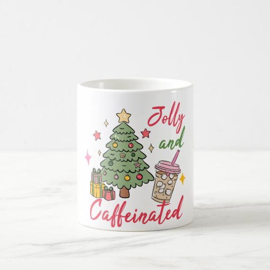 Merry and Caffeinated Christmas Mug (Centre)