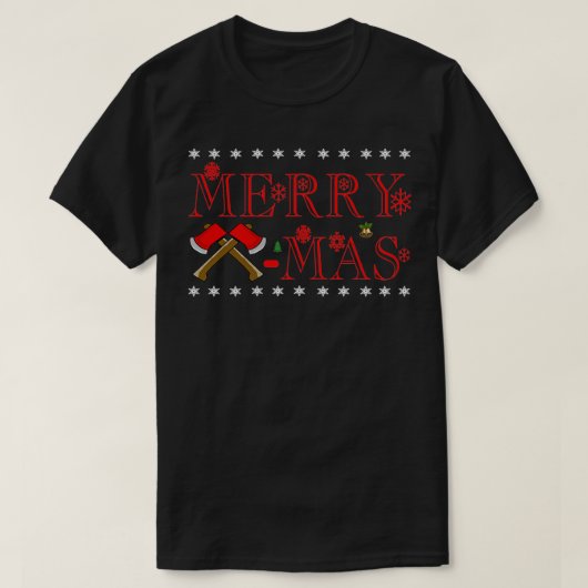 Merry axemts t-shirt (Design voorkant)