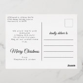 Merry Beachy Noël fun photo de vacances (Verso)