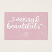 Merry & Beautiful Blush Pink certificat cadeau (Devant)