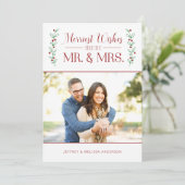 Merry Berries | Carte photo de Noël (Debout devant)