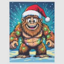 Merry Bigfoot Sasquatch Christmas