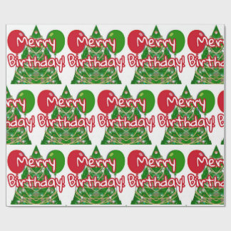 Merry Birthday Cadeaupapier