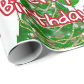 Merry Birthday Cadeaupapier (Rol Hoek)