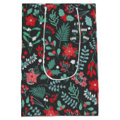 Merry Birthday en Happy Kerstmis Medium Cadeauzakje (Achterkant)