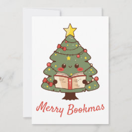 Merry Bookmas Feestdagenkaart