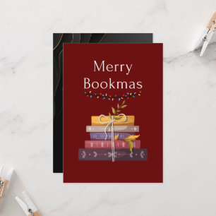 Merry Bookmas - kerstboeken Kaart