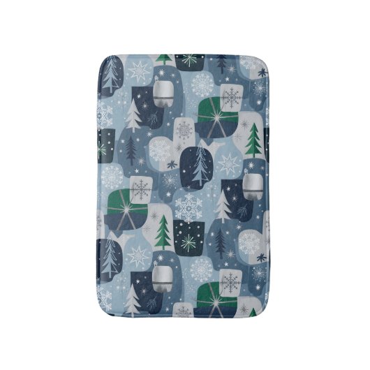 Merry & Bright Badmat (Voorkant Verticaal)