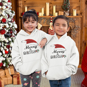 Merry & Bright beroemd gemaakt door Santa Hat Chri