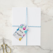 Merry & Bright Cadeaulabel (Met Touw)