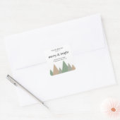Merry & Bright Candle Label | feestdag (Envelop)