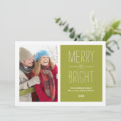 MERRY & BRIGHT | CARTE PHOTO VACANCES (Debout devant)