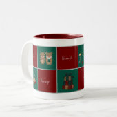 Merry & Bright Christmas Coffee Mug (Devant gauche)