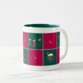 Merry & Bright Christmas Coffee Mug (Devant droit)
