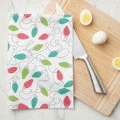 Merry + Bright Christmas Keuken Handdoek (Quarter Fold)