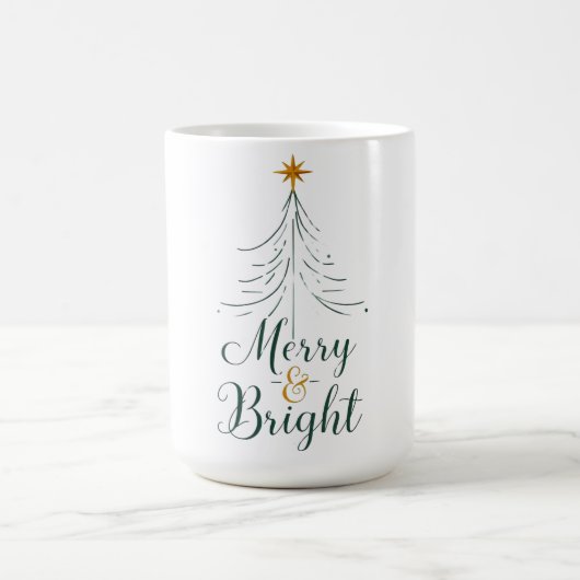 Merry & Bright Christmas Mug (Centre)