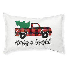 Merry & Bright Christmas Truck Chien Lit