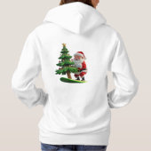 Merry & Bright Dames Pullover Hoodie (Achterkant)
