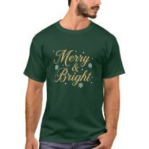 Merry & Bright Elegant Kerst Typografie