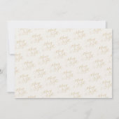 Merry & Bright Elegante Kerstkaart met Gouden Schr (Achterkant)