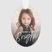 Merry & Bright | Fotovakantie Ornament (voorkant)