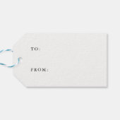 Merry & Bright Gift Label Cadeaulabel (Achterkant Horizontaal)