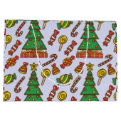 Merry & Bright Groot Cadeauzakje (Achterkant)