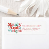 Merry & Bright Holiday Etiket (Insitu)