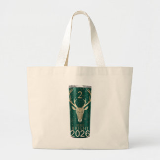 Merry Bright Holiday Tumbler – 2026 Editie Grote Tote Bag