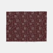 Merry & Bright | Joy, Joy, Joy | Kerstmis Fleece Deken (Voorkant (Horizontaal))