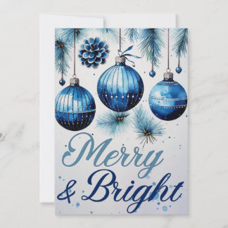"Merry & Bright" Kerst Kaarten Set