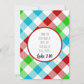 Merry & Bright Kerstmis Light-Kaart voor kerstmis Aankondiging (Achterkant)