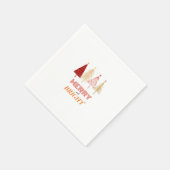 Merry & Bright Kerstmis Napkins Servet (Hoek)