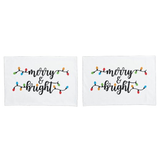 Merry & Bright Kussensloop Set (Voorkant-Set)