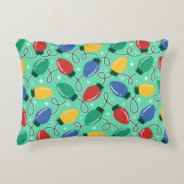 Merry & Bright Lights Accent Kussen (Voorkant)