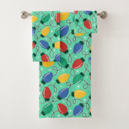 Merry & Bright Lights Bad Handdoek