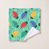 Merry & Bright Lights Bad Handdoek (Wasdoekje)