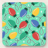 Merry & Bright Lights Bier Onderzetter (Voorkant)