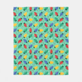 Merry & Bright Lights Fleece Deken (Voorkant)