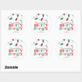 Merry Bright Lights Sticker (Vel)