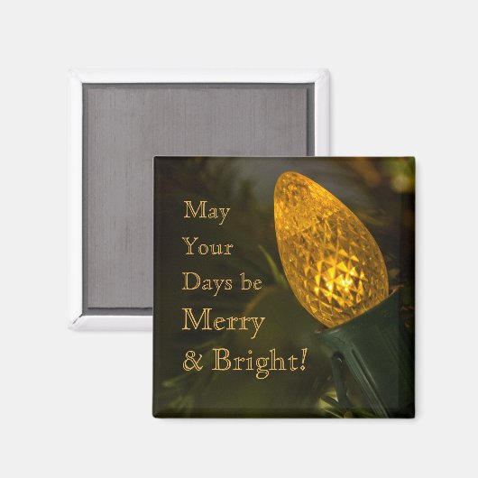 Merry & Bright Magneet (Voorkant / Achterkant)