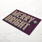 Merry + Bright Marquee Foil Carte de vacances - Vi (Rotation)