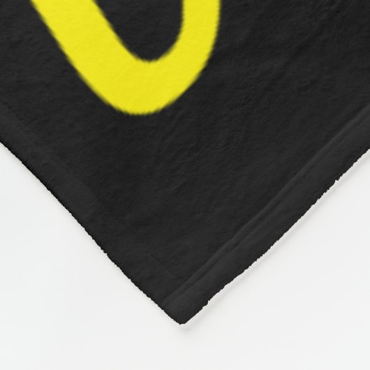 Merry Bright Navy Blue Yellow Gift T Shirt Fleece Deken (Hoek)