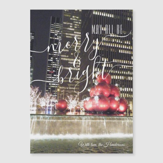 Merry & Bright | NYC-kerstlampfotografie (Voorkant)