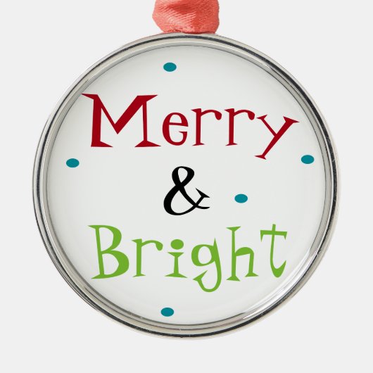 Merry & Bright Ornament (Voorkant)
