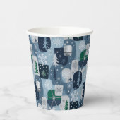 Merry & Bright Papieren Bekers (Links)