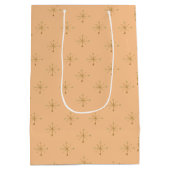 Merry & Bright Peach Cream Medium Cadeauzakje (Achterkant)