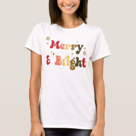 Merry & Bright Retro T-shirt
