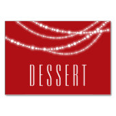 Merry & Bright Sparkings Table de Vacances Carte a (Dos)